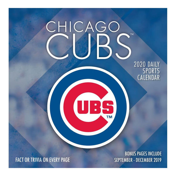 Chicago Cubs 2020 Box Calendar