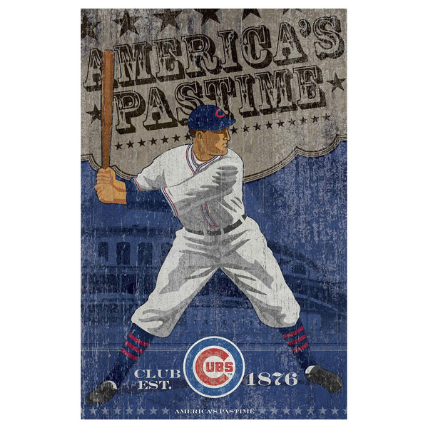 Chicago Cubs Vintage Wall Art Sign