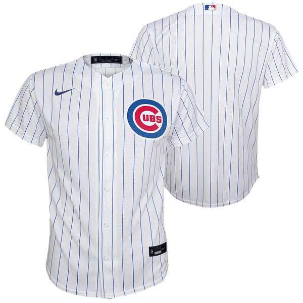Chicago Cubs Youth Nike Home White Team Replica Jersey – Wrigleyville Sports