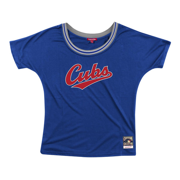 Chicago Cubs Ladies M&N Slouch T Shirt