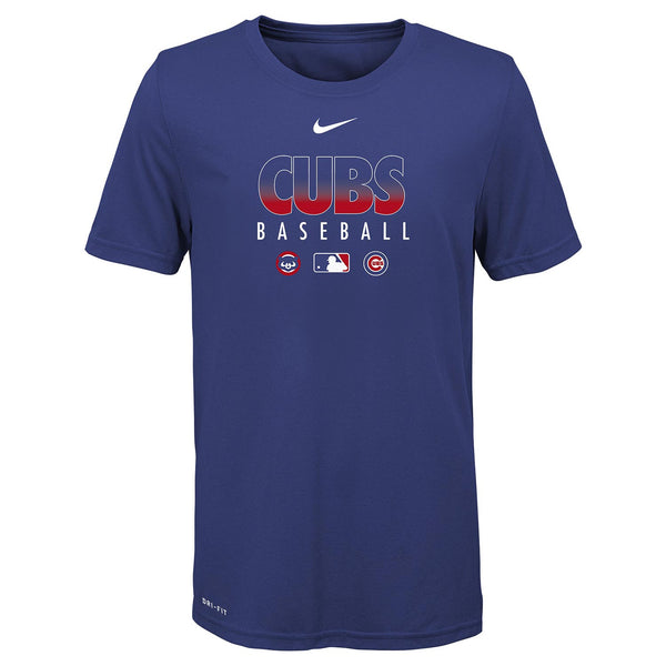 Chicago Cubs Youth Nike Dri-Fit Early Work Tee