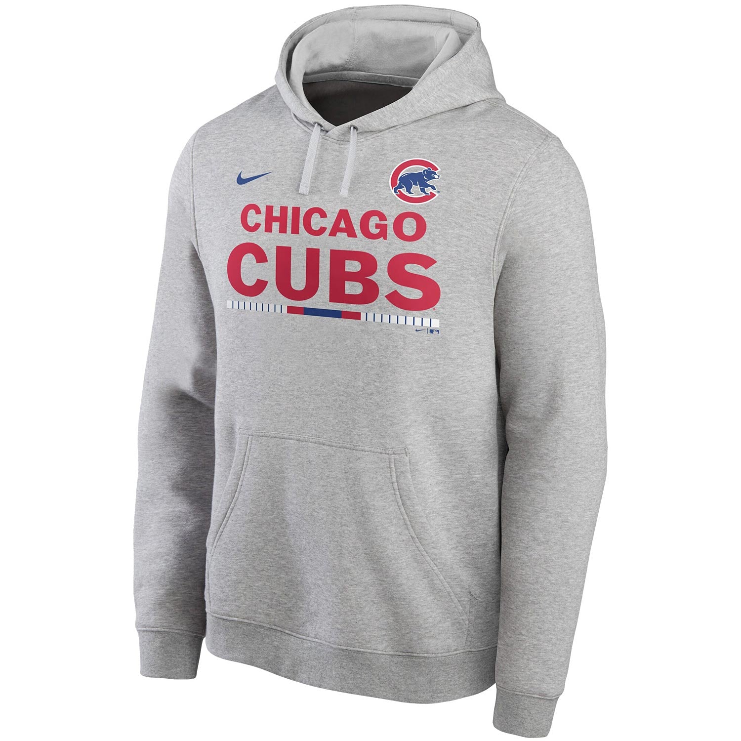 Nike Baseball MLB Chicago Cubs Baseball Gray Long Sleeve Hoodie - Mens Sz M