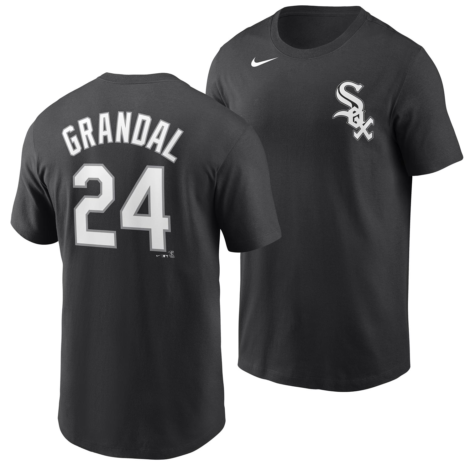 Nike Chicago White Sox Yasmani Grandal Name & Number T-Shirt XX-Large