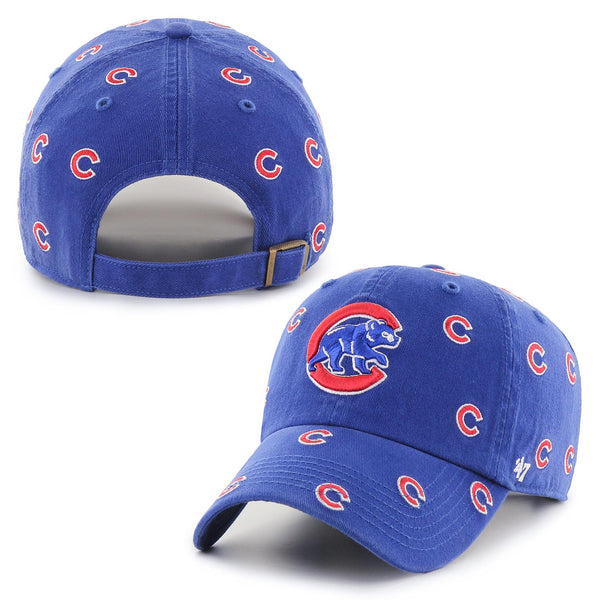 Chicago Cubs Ladies Royal Confetti Clean Up Adjustable Hat
