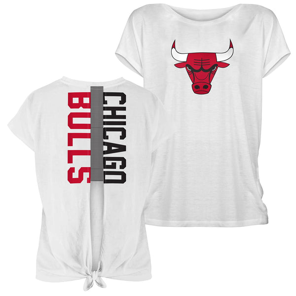 Chicago Bulls Short Sleeve Scoop Tie T-Shirt