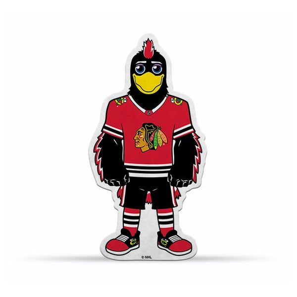 Chicago Blackhawks 18x18 Die Cut Mascot Pennant