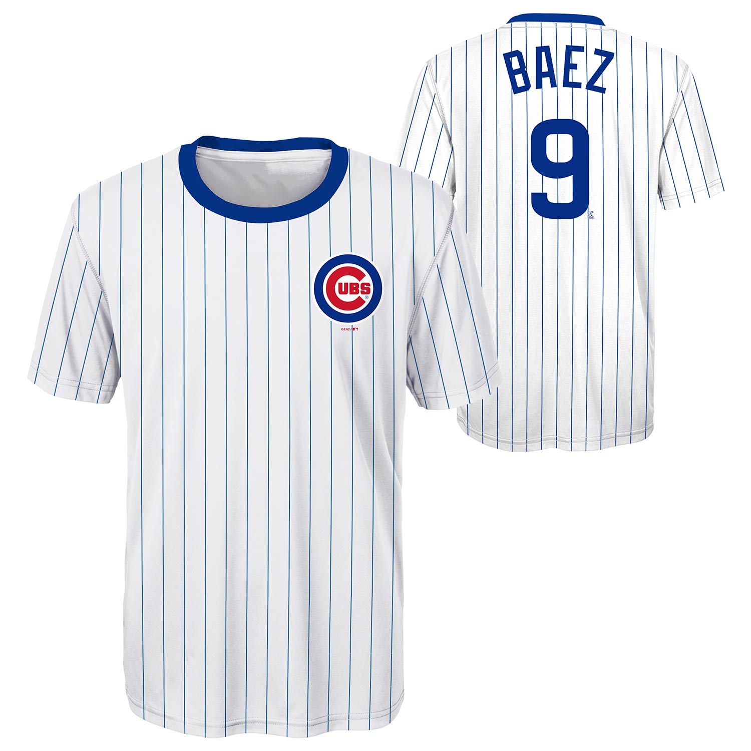 Chicago Cubs Nike Javier Baez Alt Replica Jersey With Authentic Lettering