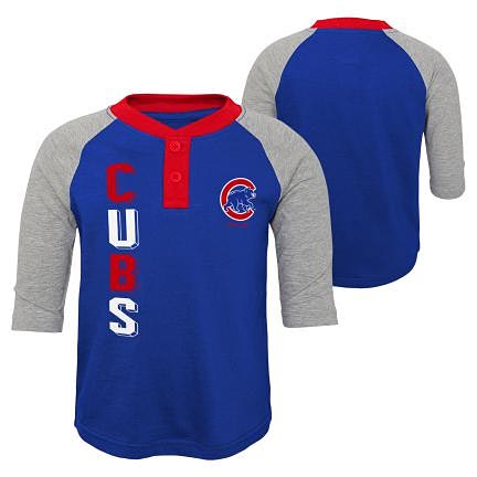 Chicago Cubs Preschool Play To Win Henley T-Shirt