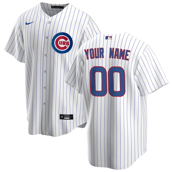 Chicago Cubs Customized Youth Nike Home Replica Cool Base Jersey