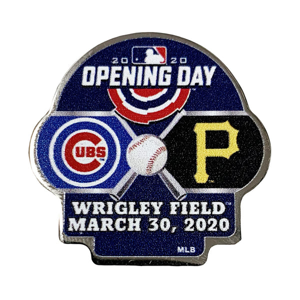 Chicago Cubs vs Pirates Opening Day 2020 Pin