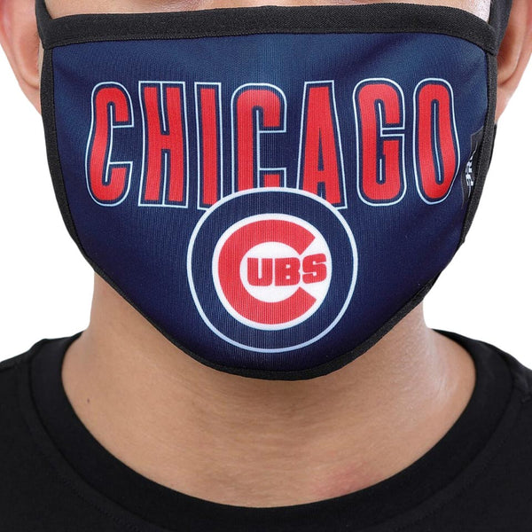 Chicago Cubs 2 Pack Wordmark Face Masks