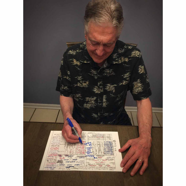 Chicago Cubs Pat Hughes Personalized 2016 NLCS Framed Scorecard