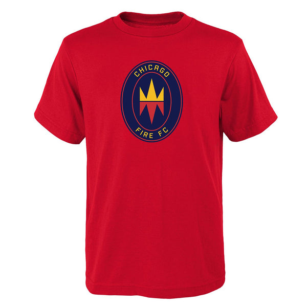 Chicago Fire Youth Logo Short Sleeve T-Shirt