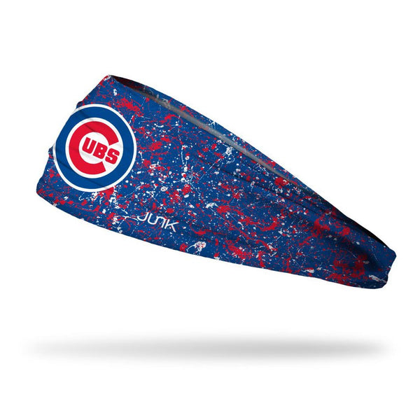 Chicago Cubs Splatter Paint Headband