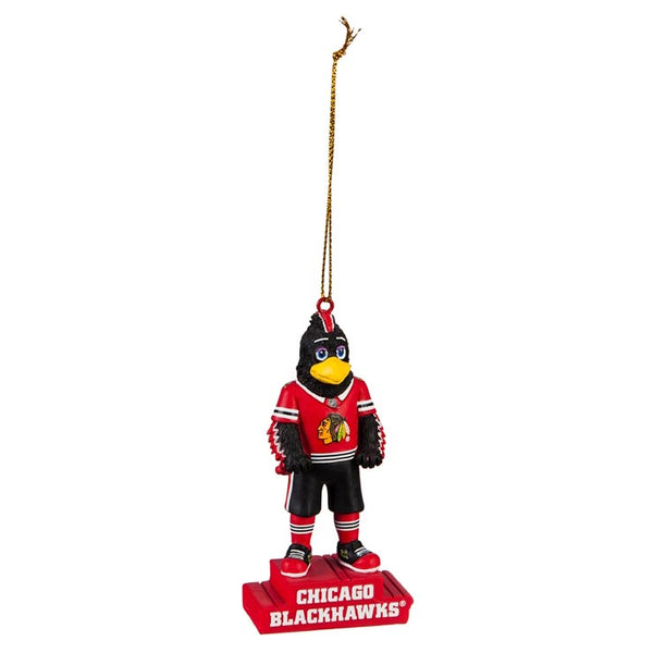 Chicago Blackhawks Mascot Statue Ornament
