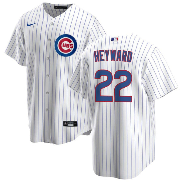 Chicago Cubs Nike Jason Heyward Home Replica Jersey With Authentic Lettering