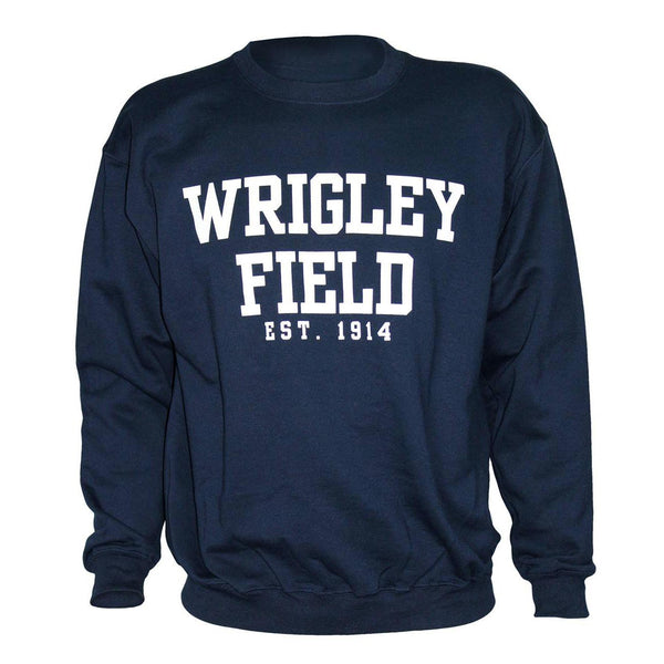 Wrigley Field Est. 1914 Navy Core Crewneck Sweatshirt