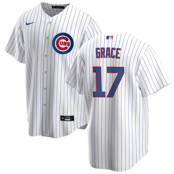 Chicago Cubs Mark Grace Nike Home Replica Jersey with Authentic Lettering X-Large