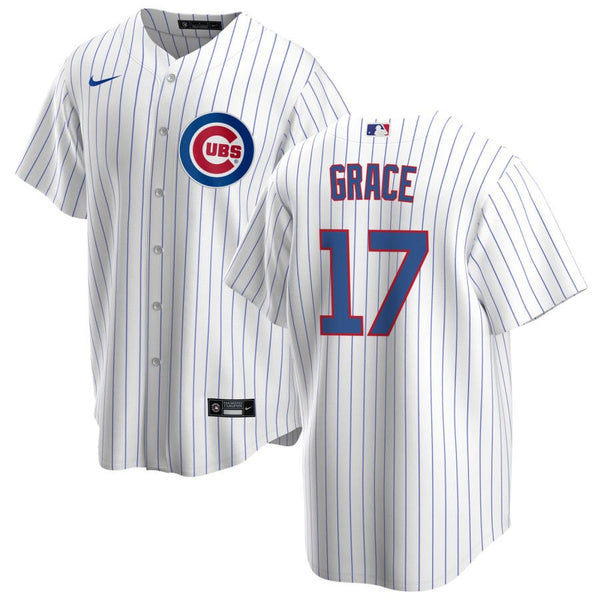 Chicago Cubs Mark Grace Nike Home Replica Jersey With Authentic Lettering