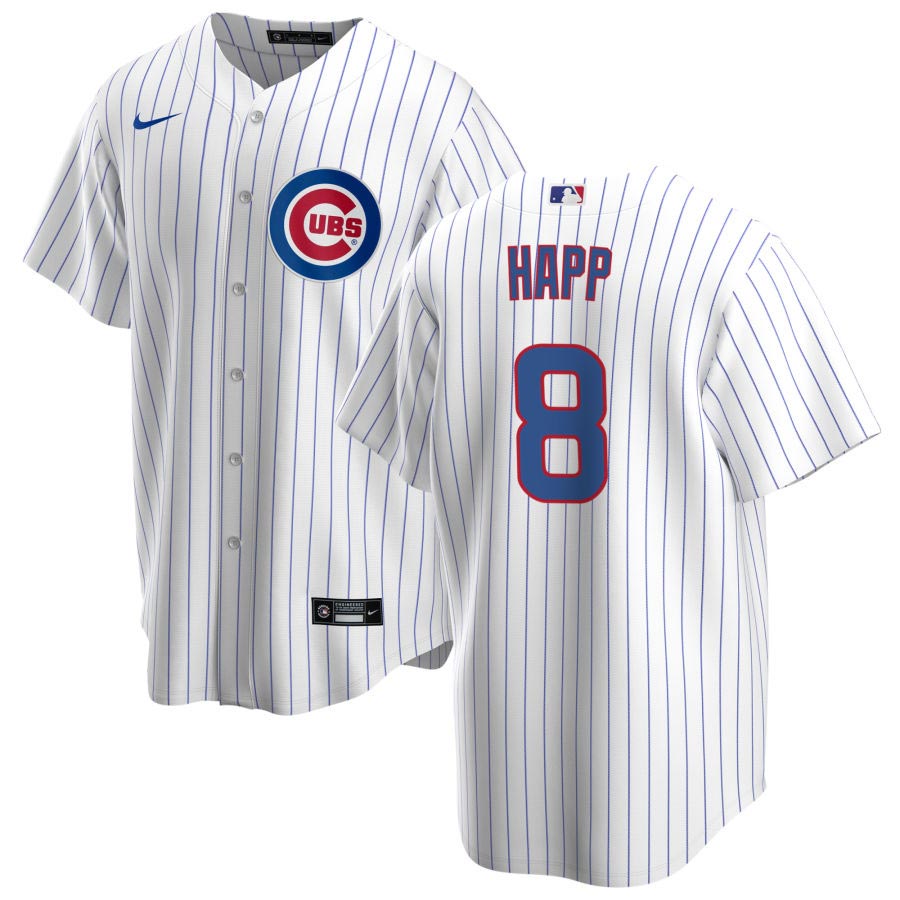 Chicago Cubs Nike Ian Happ Home Replica Jersey With Authentic Letterin –  Wrigleyville Sports