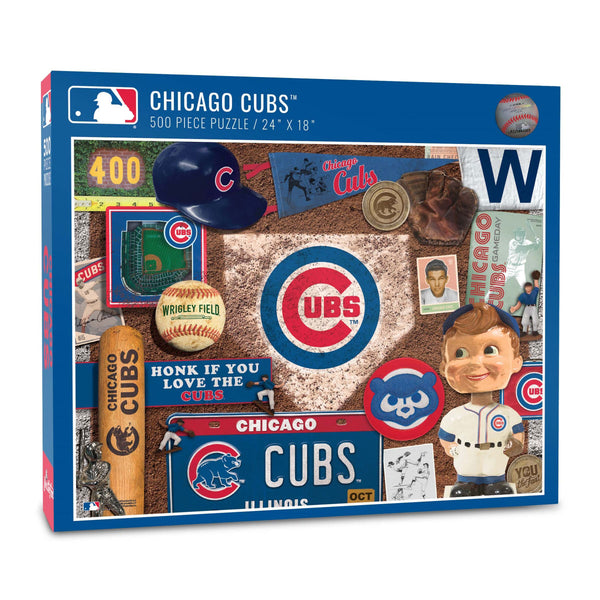 Chicago Cubs Retro 500 Piece Puzzle