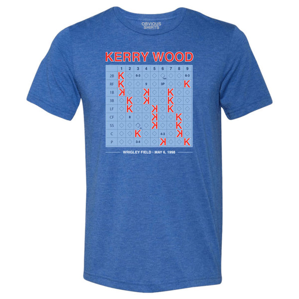 Chicago Cubs Kerry Wood 20k Scorecard T-Shirt