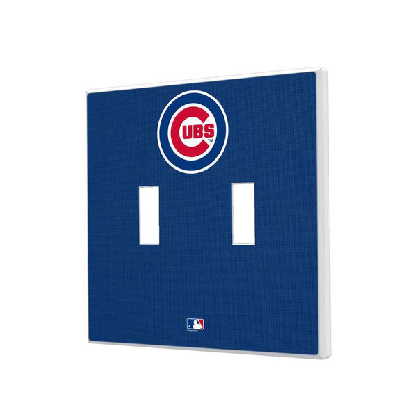 Chicago Cubs Double Toggle Light Switch Plate