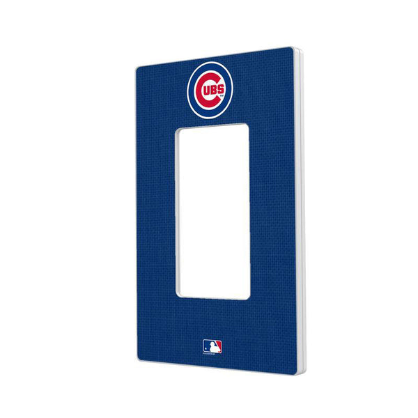 Chicago Cubs Single Rocker Light Switch Plate