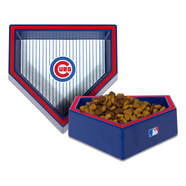 Chicago Cubs Home Plate Dog Bowl