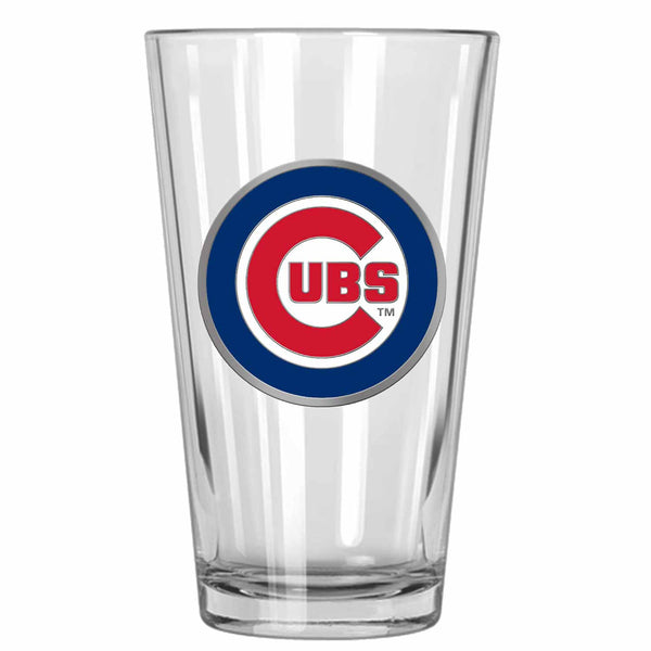 Chicago Cubs 16oz Bullseye Pint Glass