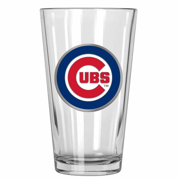 Chicago Cubs 16oz Bullseye Pint Glass