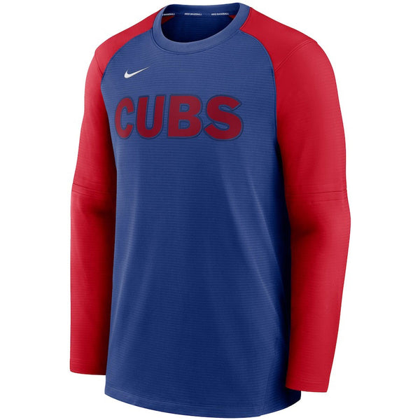 Chicago Cubs Nike Crew Top Pregame Sweatshirt