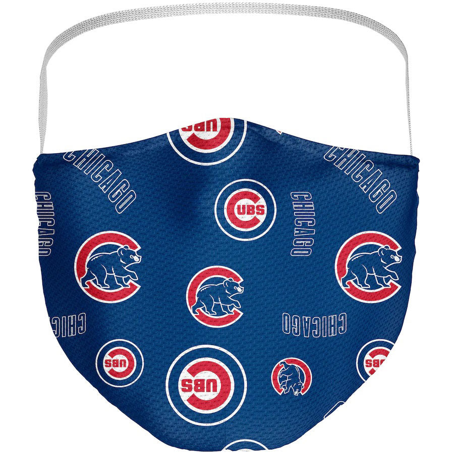 Chicago Cubs Royal All Over Face Mask Wrigleyville Sports