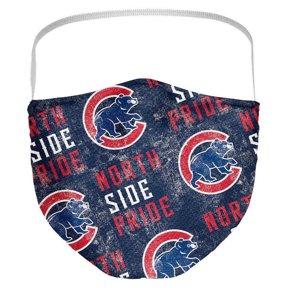 Chicago Cubs North Side Pride Face Mask Wrigleyville Sports