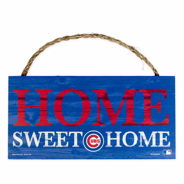 Chicago Cubs Home Sweet Home Hanging Sign