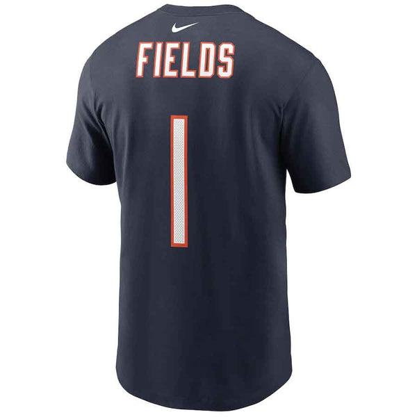 Chicago Bears Justin Fields Name And Number T-Shirt