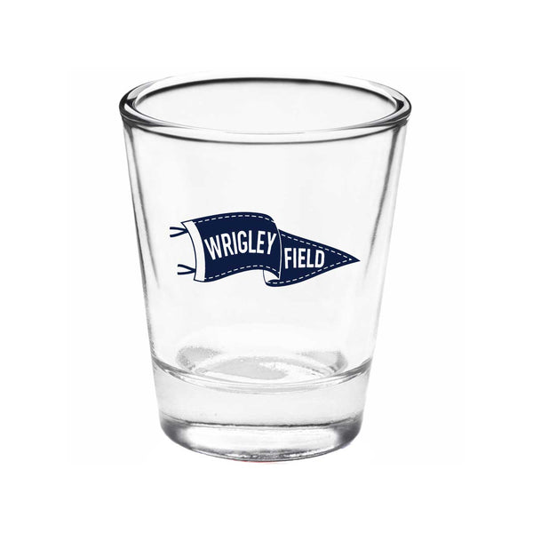 Wrigley Field Pennant Shot Glass
