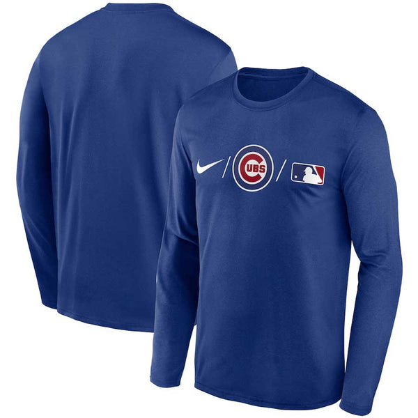 Chicago Cubs Youth Nike 2021 Long Sleeve Legend Tee