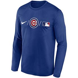 Chicago Cubs Youth Nike 2021 Long Sleeve Legend Tee