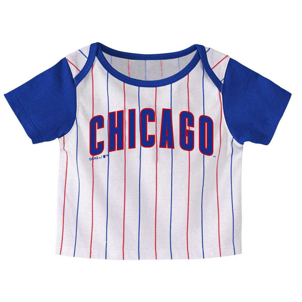Chicago Cubs Infant Hey Batter Batter T & Diaper Set
