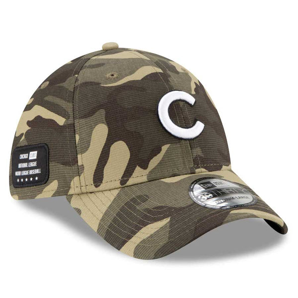 Chicago Cubs 2021 Armed Forces Day 39THIRTY Flex Fit Cap