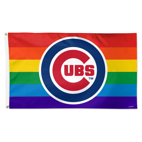 Chicago Cubs 3 X 5 Pride Flag