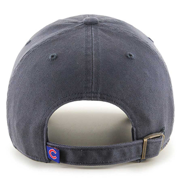 Chicago Cubs Navy Bullseye Clean Up Adjustable Cap