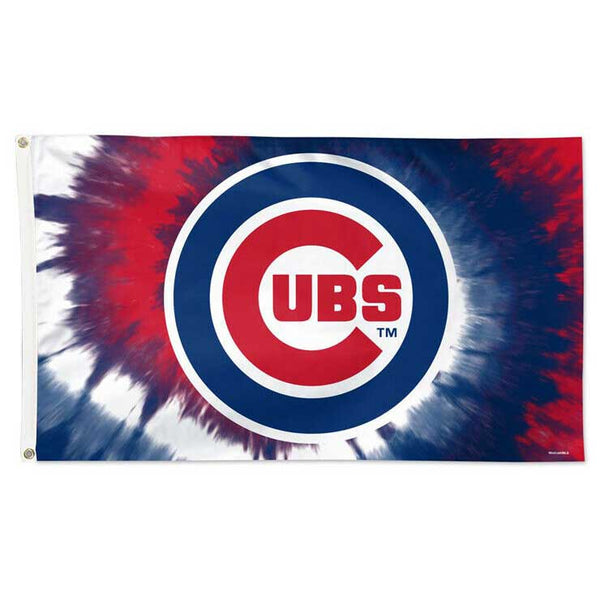Chicago Cubs Tie Dye 3' X 5' Flag