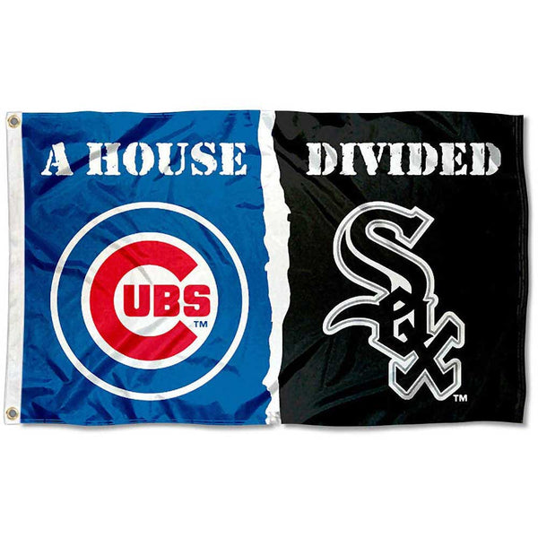Chicago Cubs/White Sox House Divided 3' X 5' Flag