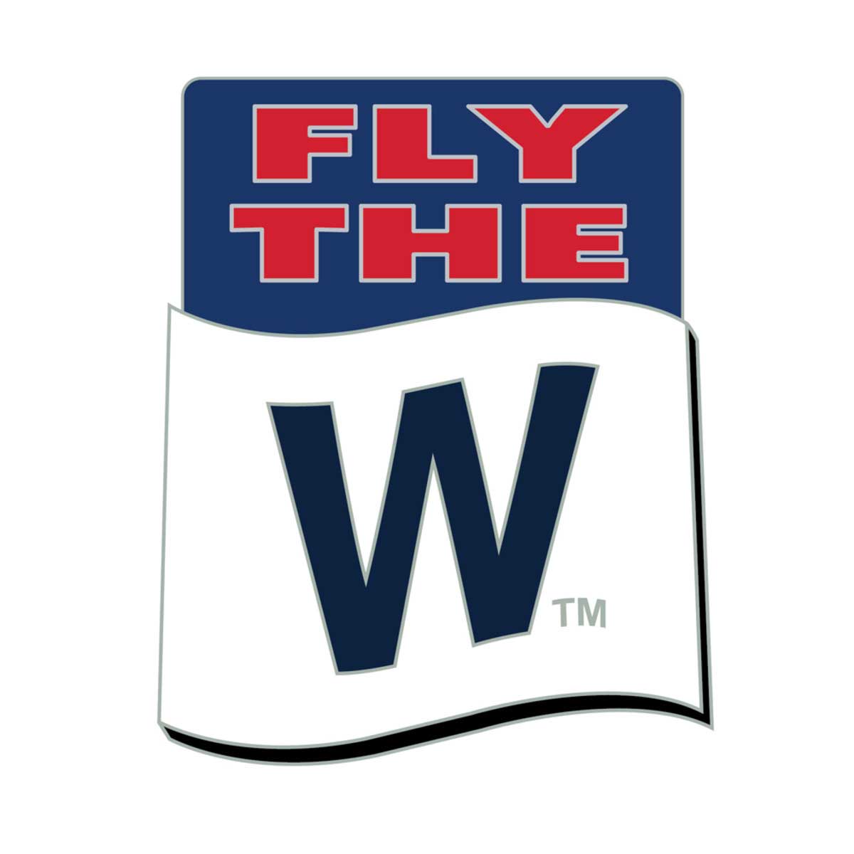 Chicago Cubs Fly The W Lapel Pin