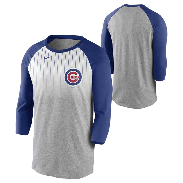 Chicago Cubs Youth Nike 3/4 Sleeve Raglan T-Shirt