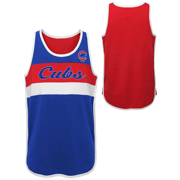 Chicago Cubs Youth Girls Game Is In The Heart Tank Top