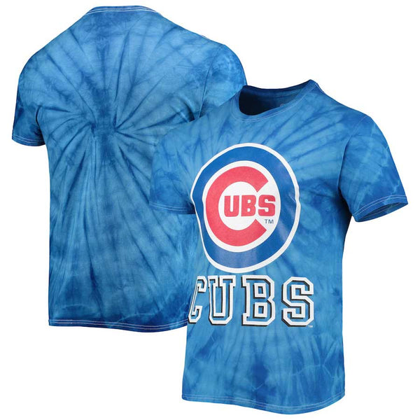 Chicago Cubs Royal Bullseye Tie Dye T-Shirt