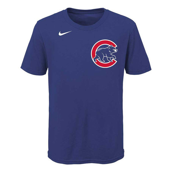 Chicago Cubs Youth Willson Contreras Nike Team Name & Number Cotton Tee